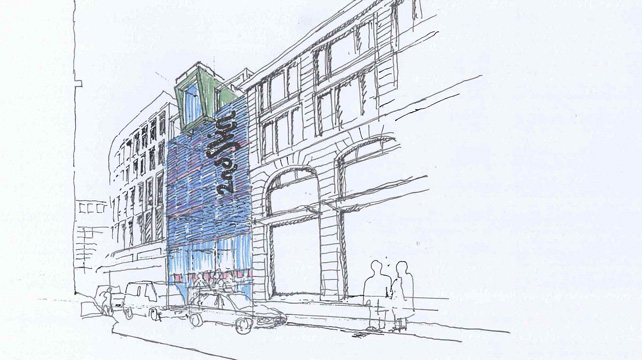 Studie Umbau Geschäftshaus Gerbergasse